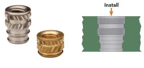 SI (Standard Inserts) Ultrasonic/Heat Staking Inserts